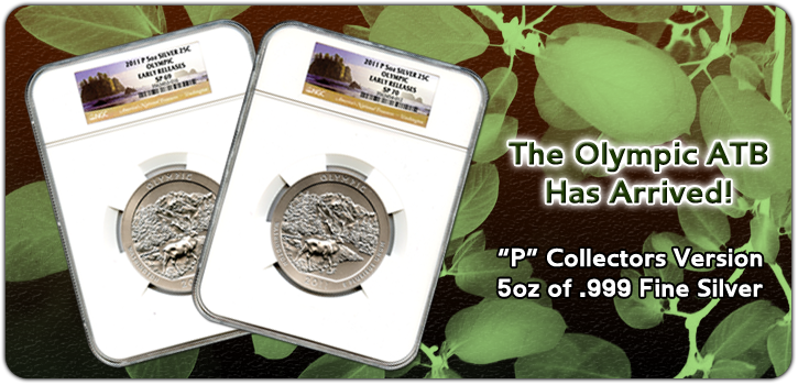 America The Beautiful 5oz Olympic Coins